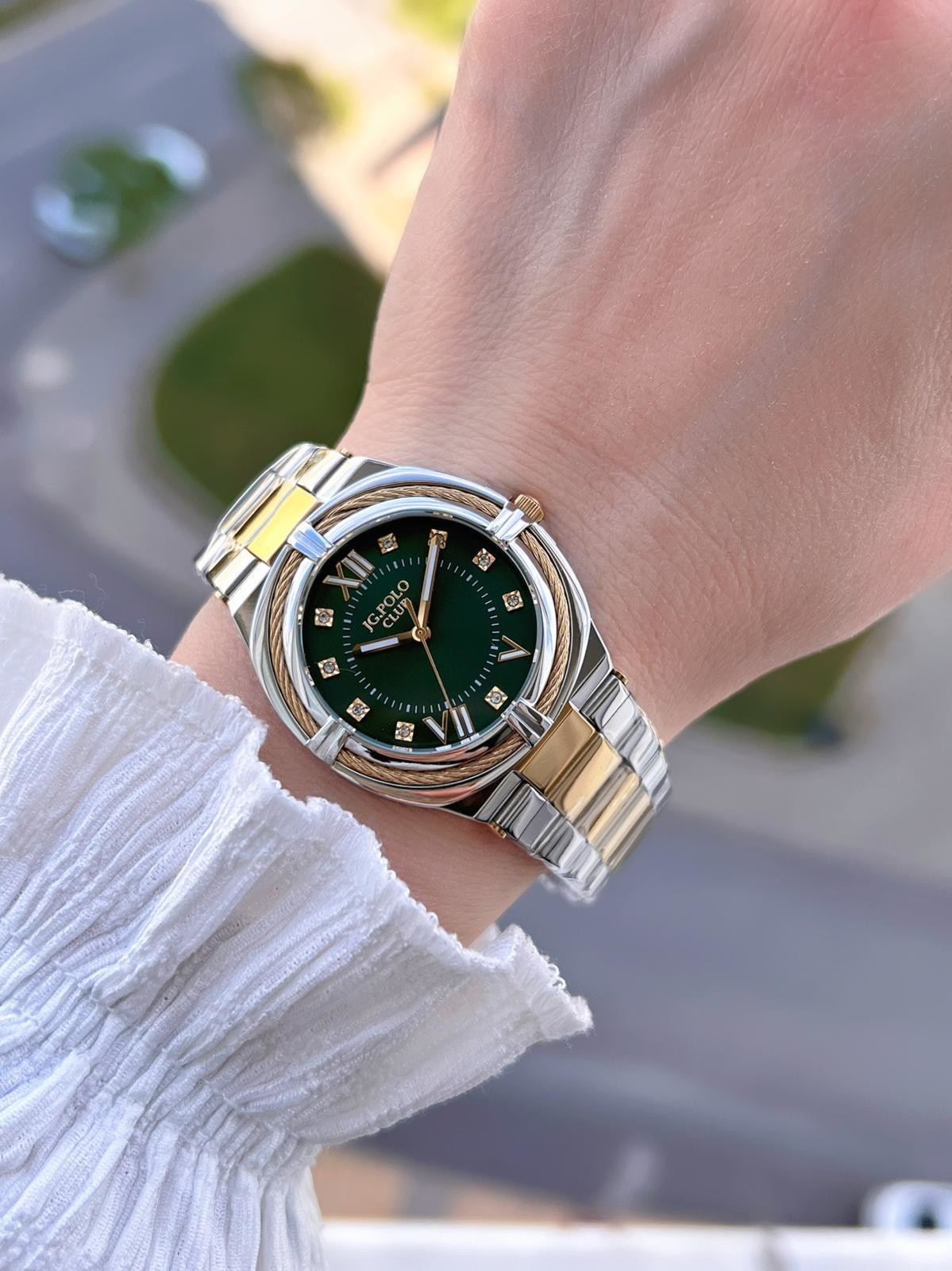 Jg.Polo Club Çelik Kasa & Kordon Kararma Ve Renk Atma Yapmaz Kadı