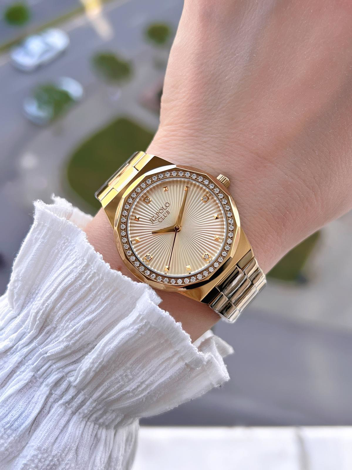 Jg.Polo Club Çelik Kasa & Kordon Kararma Ve Renk Atma Yapmaz Kadı