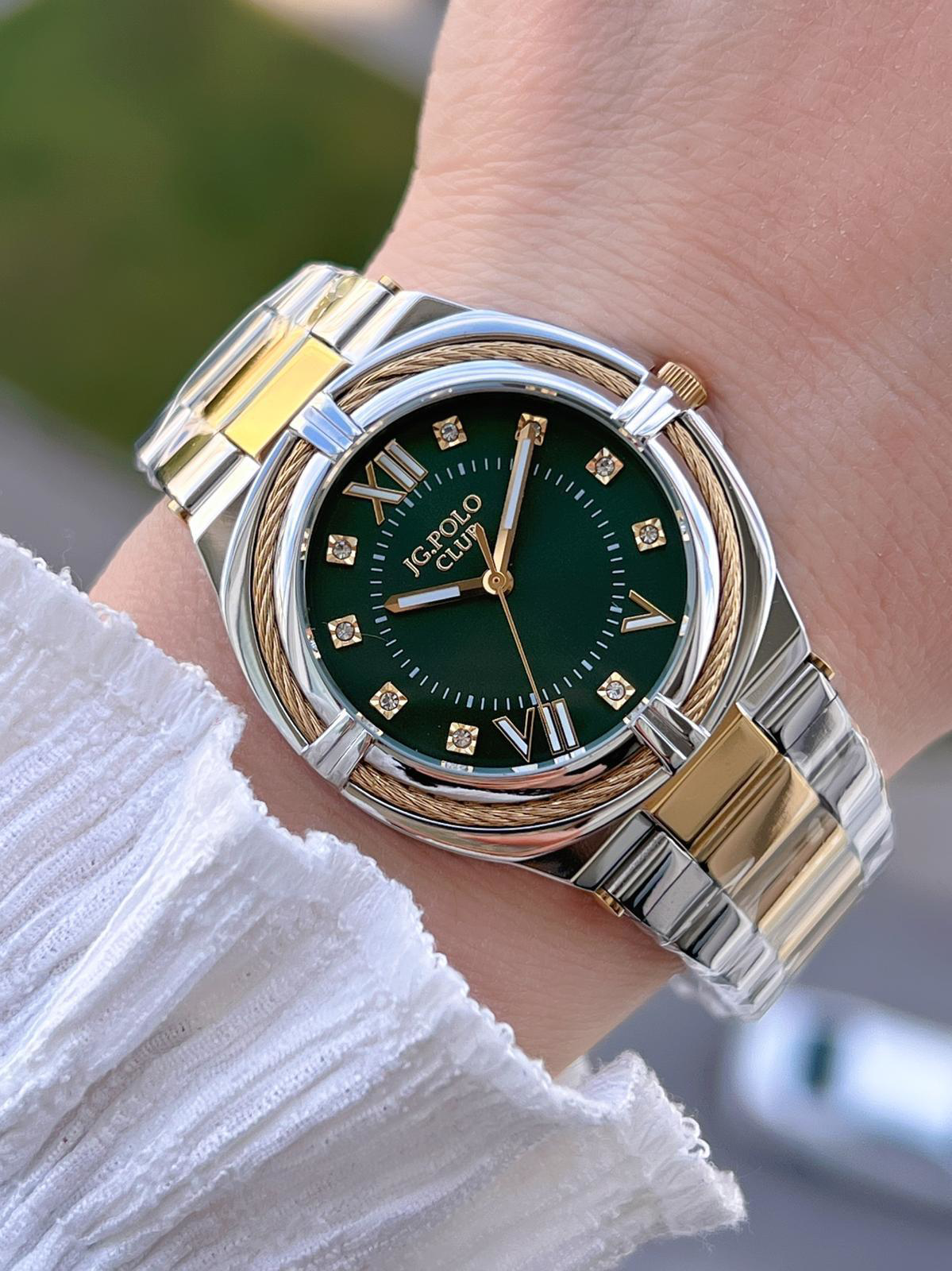 Jg.Polo Club Çelik Kasa & Kordon Kararma Ve Renk Atma Yapmaz Kadı