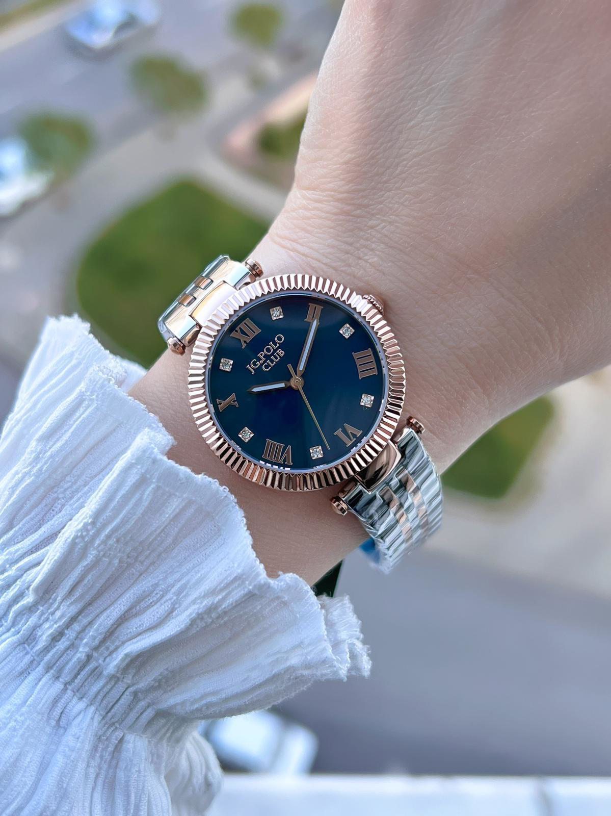 Jg.Polo Club Çelik Kasa & Kordon Kararma Ve Renk Atma Yapmaz Kadı