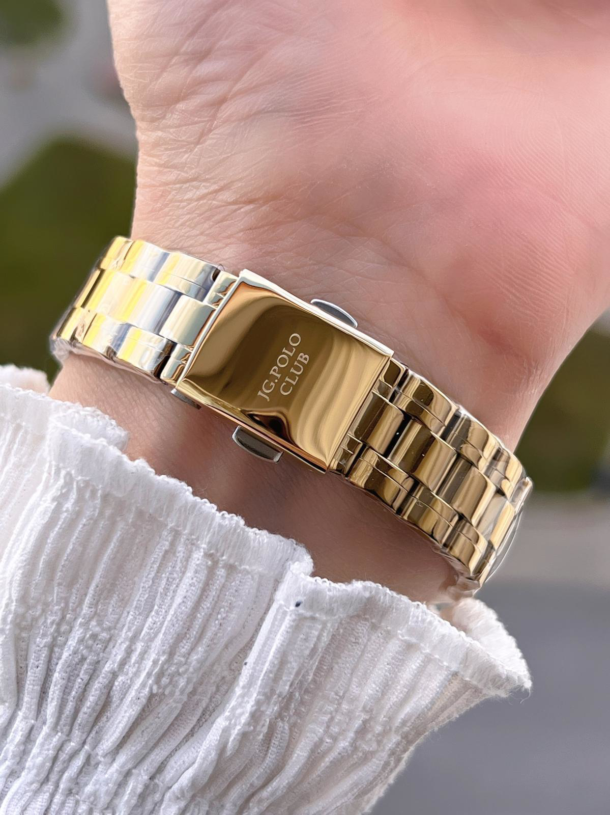 Jg.Polo Club Çelik Kasa & Kordon Kararma Ve Renk Atma Yapmaz Kadı