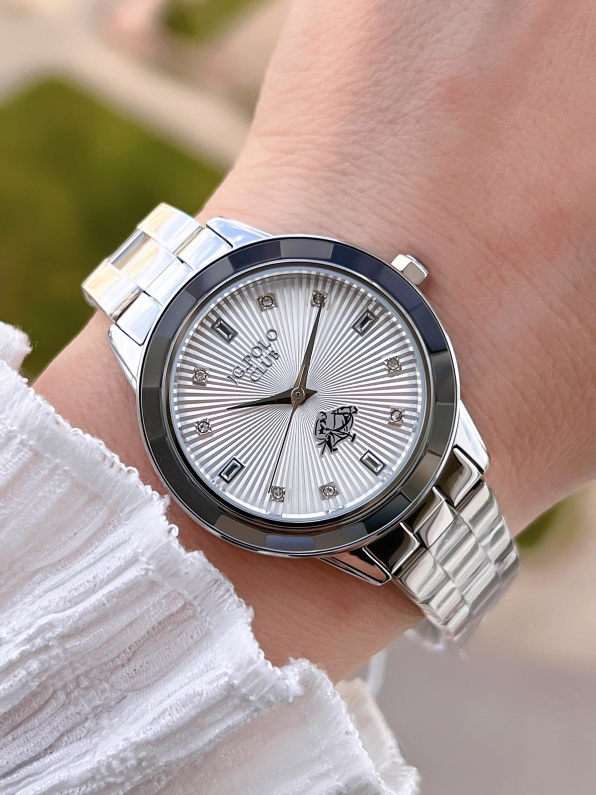 Jg.Polo Club Çelik Kasa & Kordon Kararma Ve Renk Atma Yapmaz Kadı