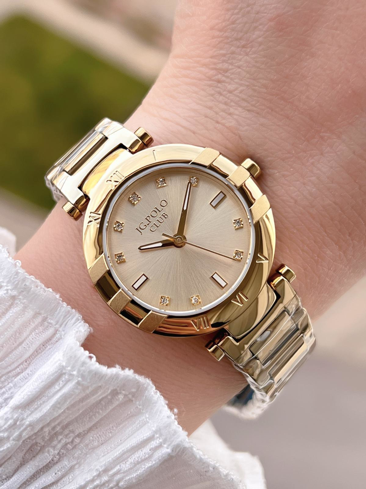 Jg.Polo Club Çelik Kasa & Kordon Kararma Ve Renk Atma Yapmaz Kadı