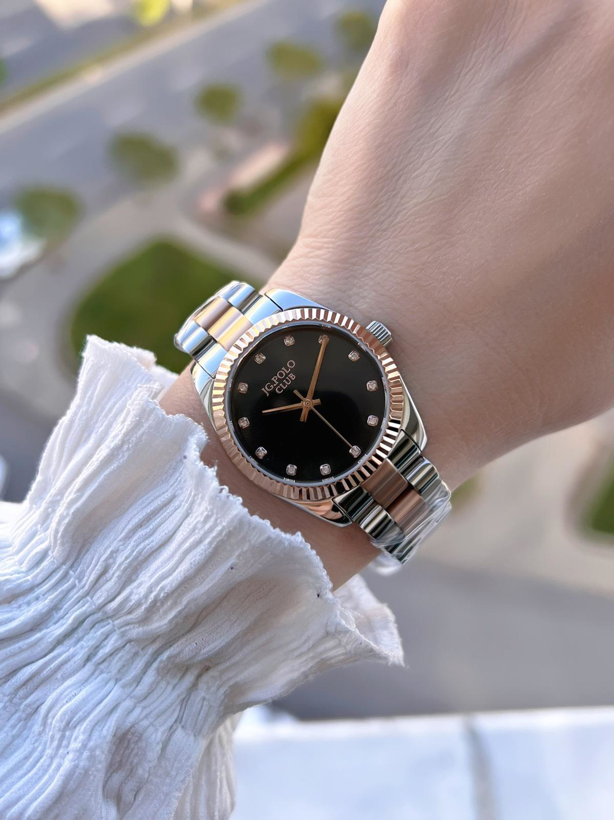 Jg.Polo Club Çelik Kasa & Kordon Kararma Ve Renk Atma Yapmaz Kadı