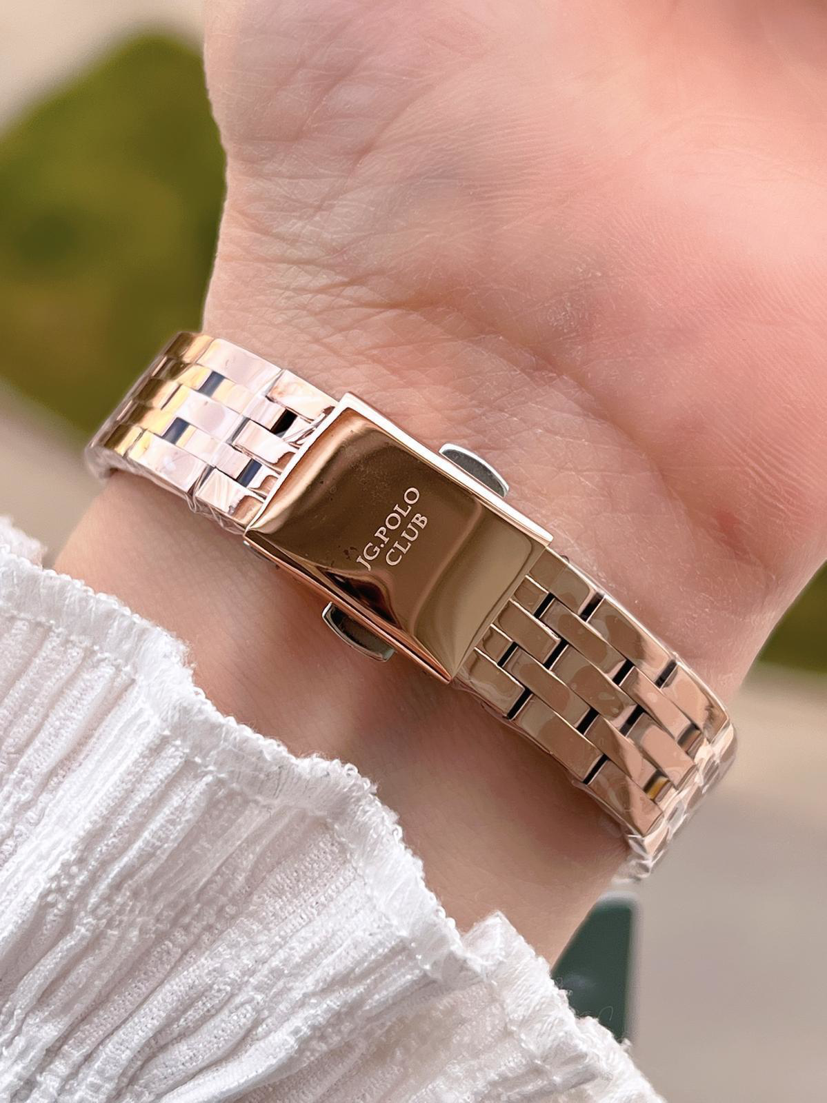 Jg.Polo Club Çelik Kasa & Kordon Kararma Ve Renk Atma Yapmaz Kadı