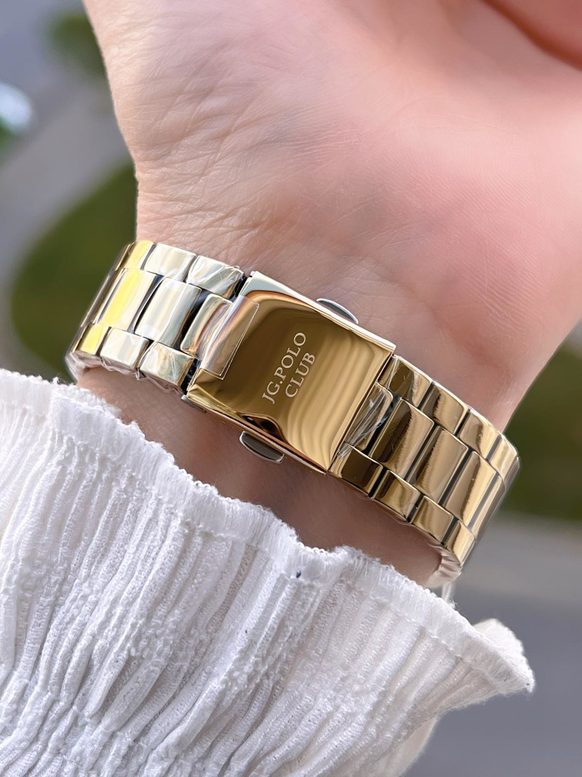 Jg.Polo Club Çelik Kasa & Kordon Kararma Ve Renk Atma Yapmaz Kadı