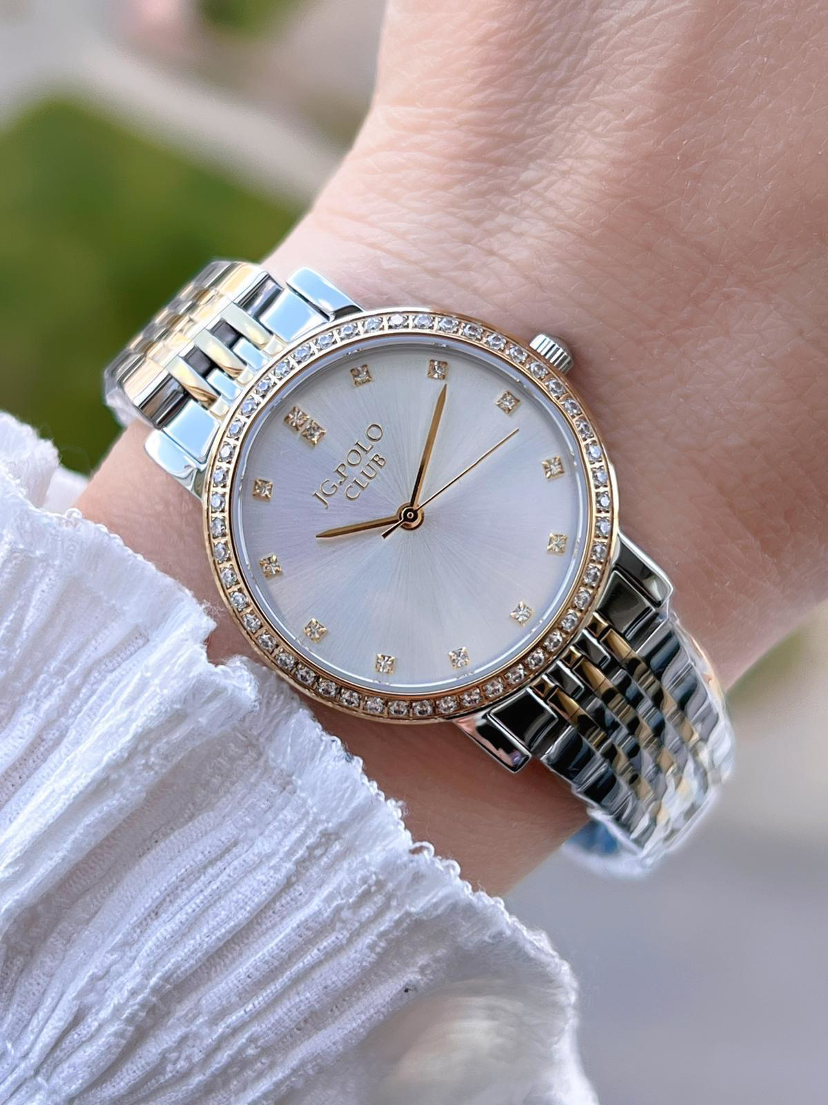 Jg.Polo Club Çelik Kasa & Kordon Kararma Ve Renk Atma Yapmaz Kadı