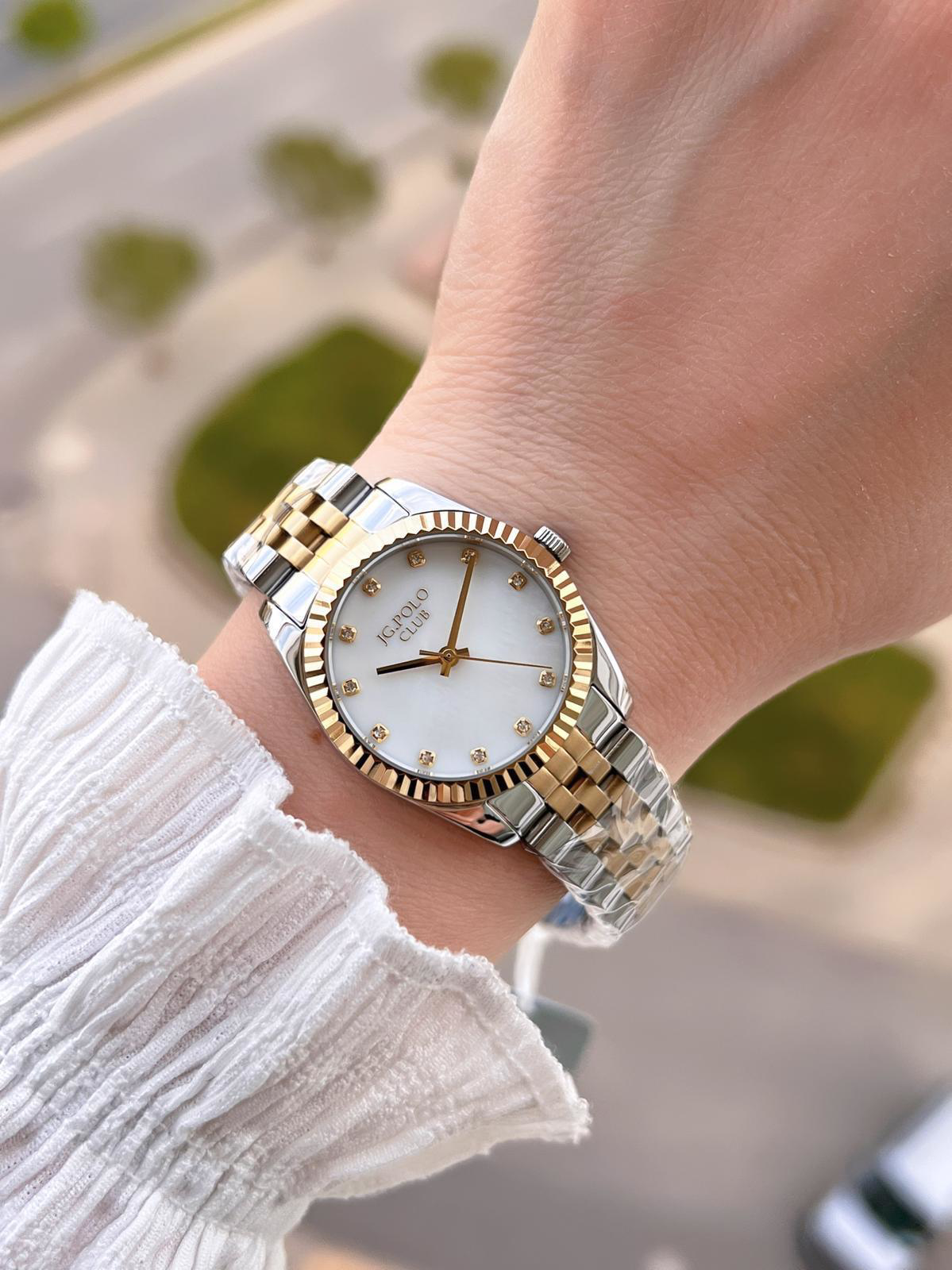 Jg.Polo Club Çelik Kasa & Kordon Kararma Ve Renk Atma Yapmaz Kadı