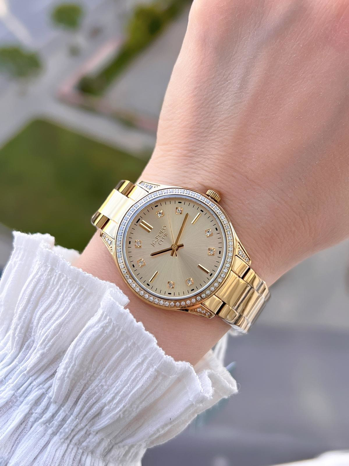 Jg.Polo Club Çelik Kasa & Kordon Kararma Ve Renk Atma Yapmaz Kadı