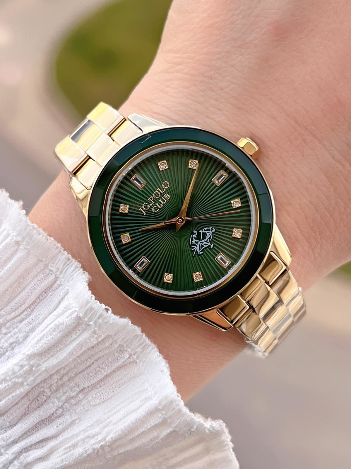 Jg.Polo Club Çelik Kasa & Kordon Kararma Ve Renk Atma Yapmaz Kadı