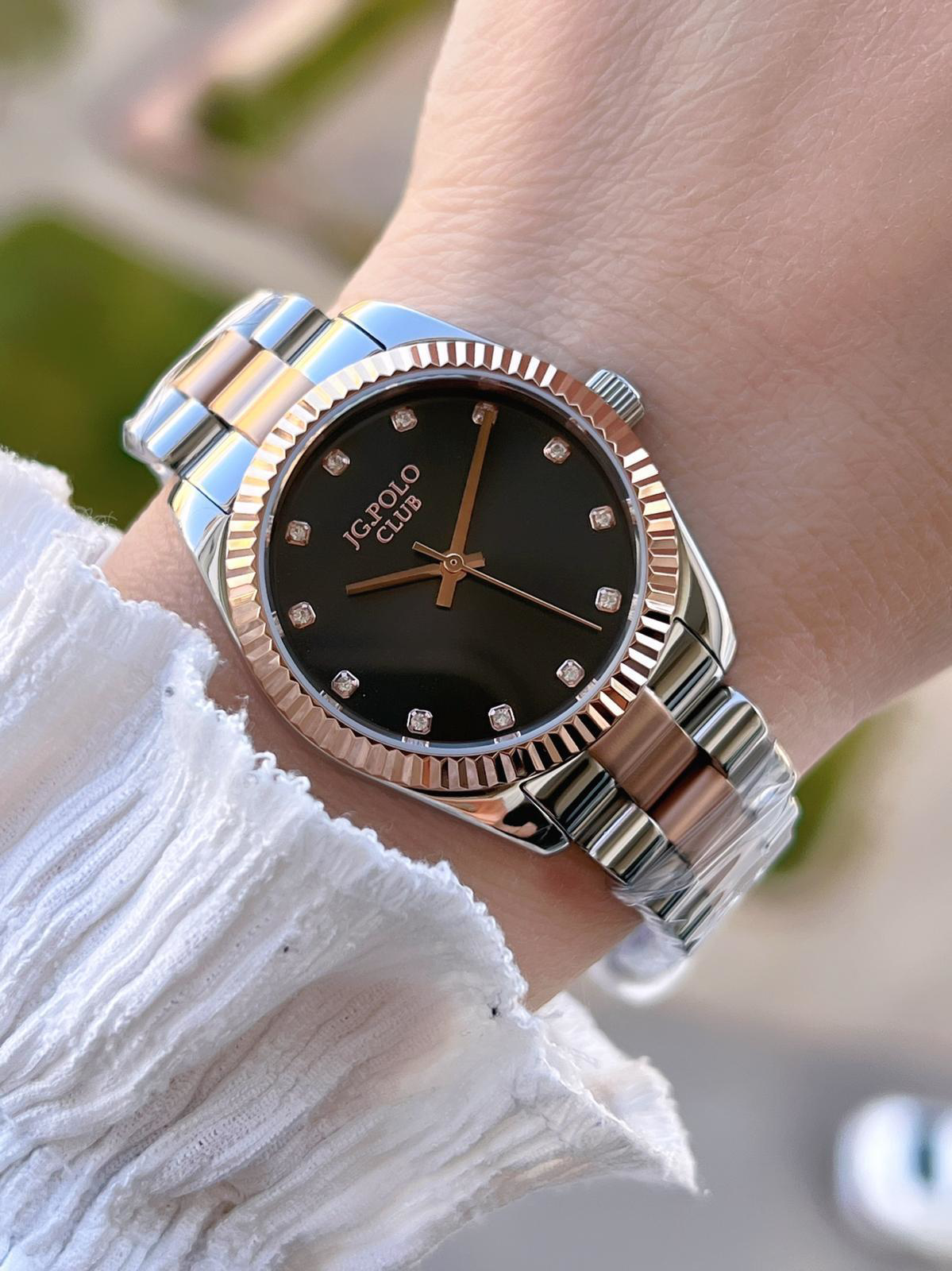 Jg.Polo Club Çelik Kasa & Kordon Kararma Ve Renk Atma Yapmaz Kadı