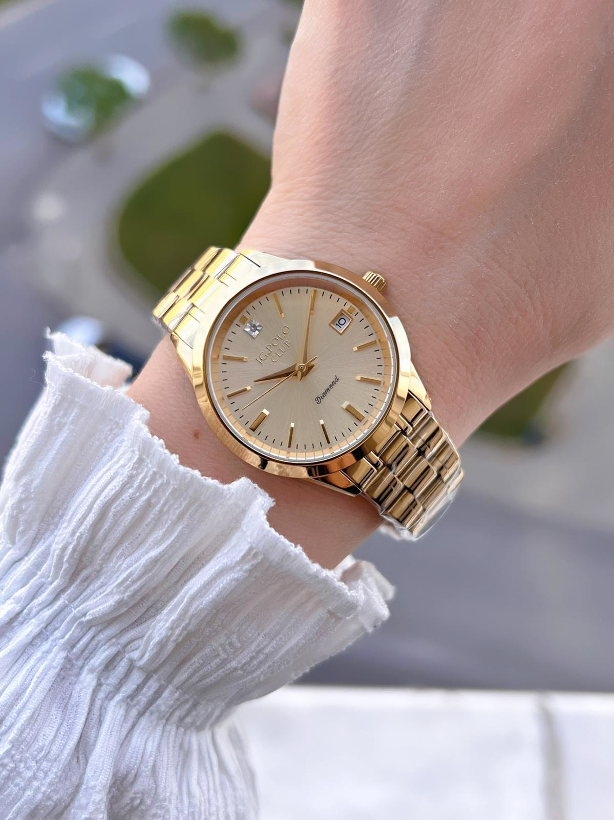 Jg.Polo Club Çelik Kasa & Kordon Kararma Ve Renk Atma Yapmaz Kadı