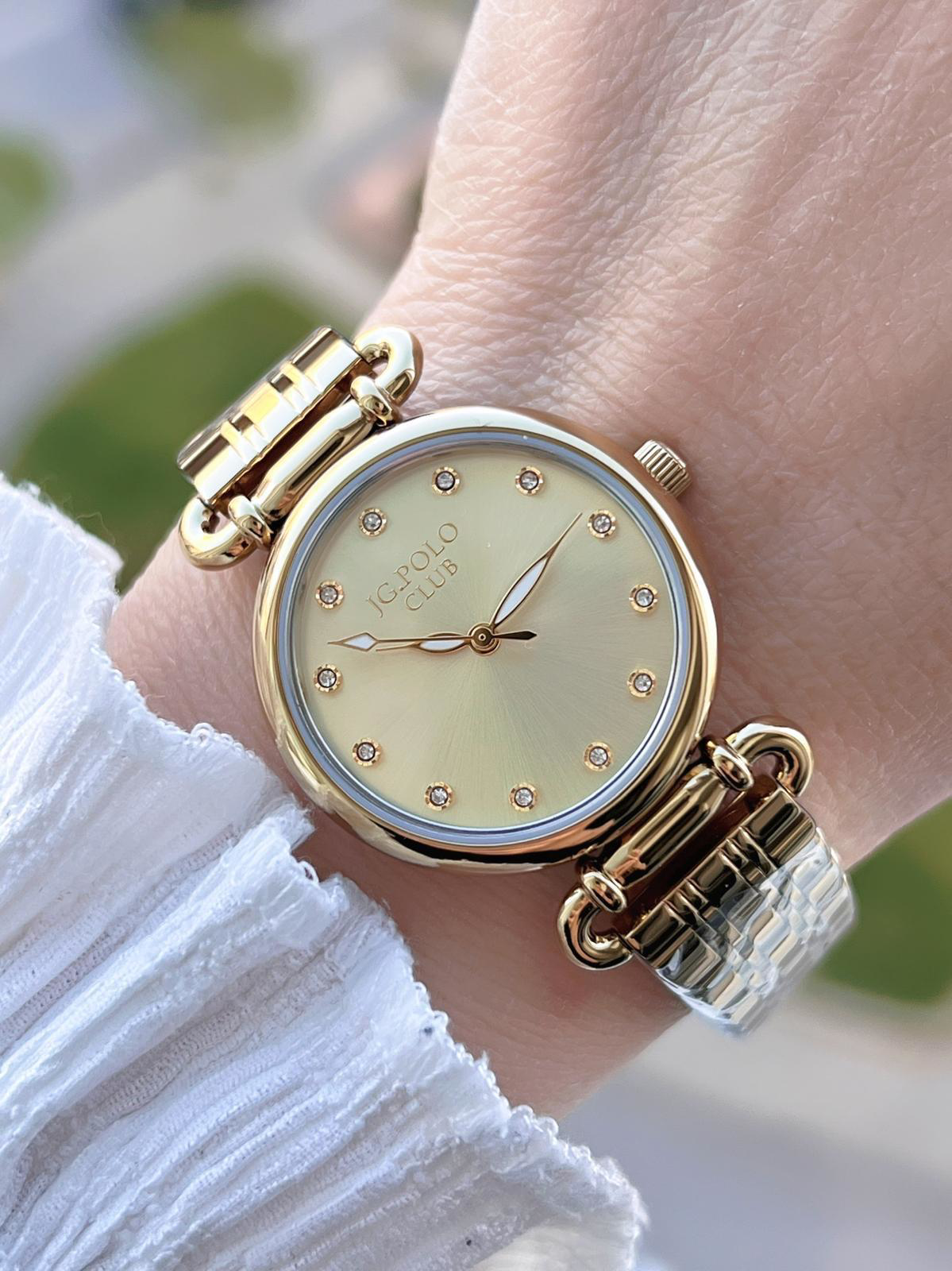 Jg.Polo Club Çelik Kasa & Kordon Kararma Ve Renk Atma Yapmaz Kadı