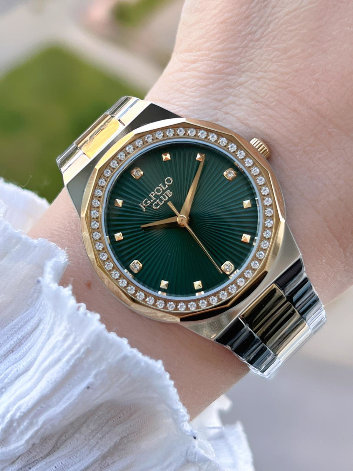 Jg.Polo Club Çelik Kasa & Kordon Kararma Ve Renk Atma Yapmaz Kadı