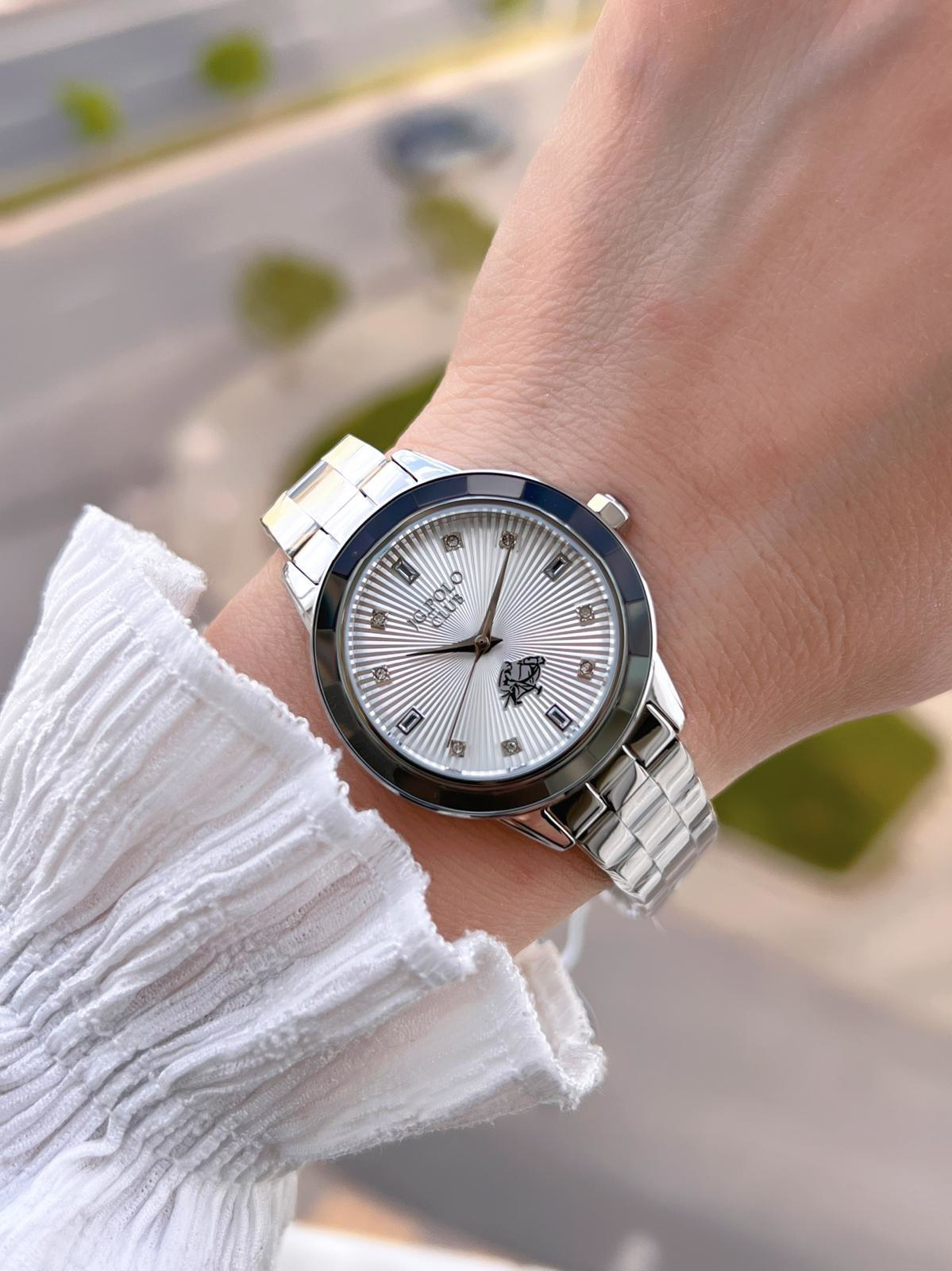 Jg.Polo Club Çelik Kasa & Kordon Kararma Ve Renk Atma Yapmaz Kadı