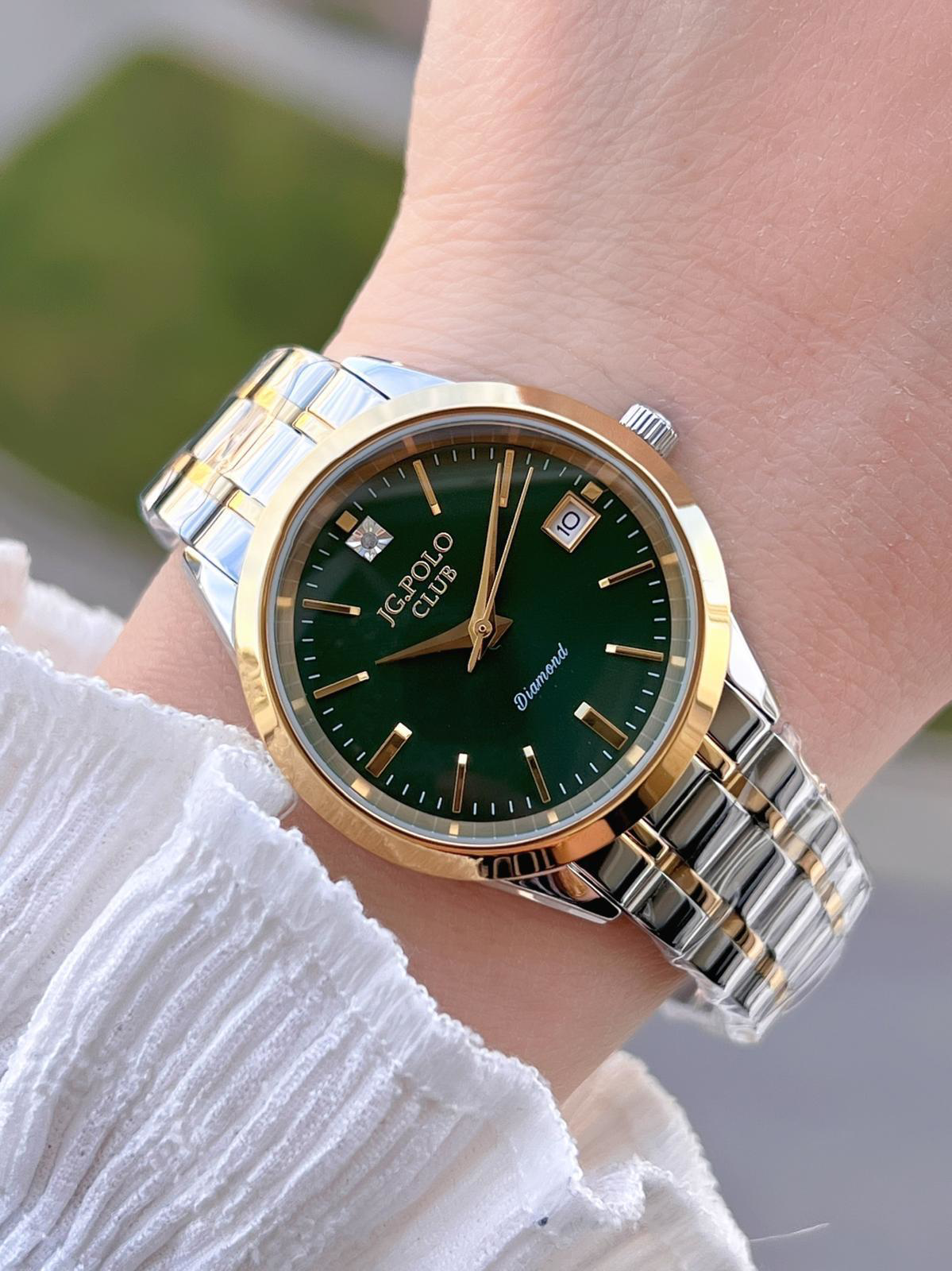 Jg.Polo Club Çelik Kasa & Kordon Kararma Ve Renk Atma Yapmaz Kadı