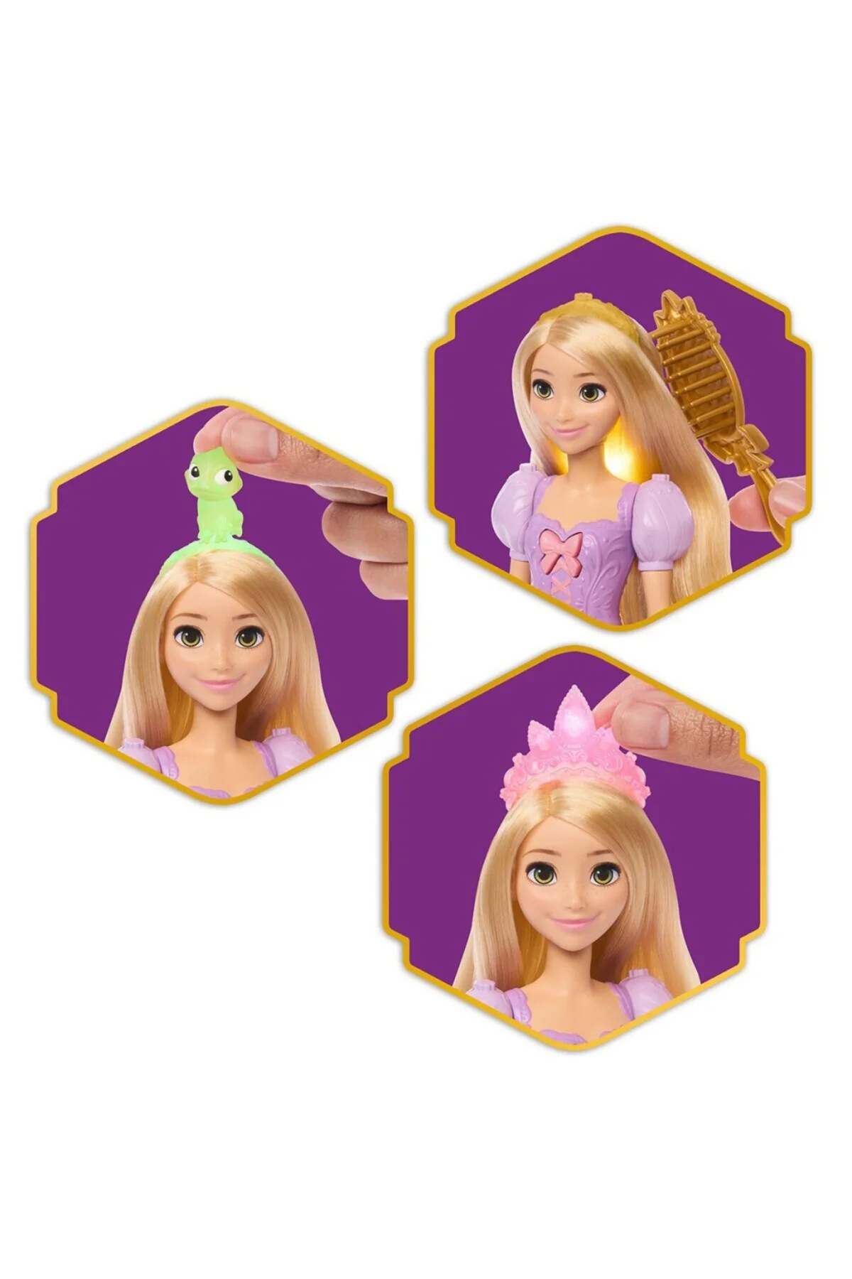 JHL46 Disney Prenses Sihirli Saçlı Rapunzel