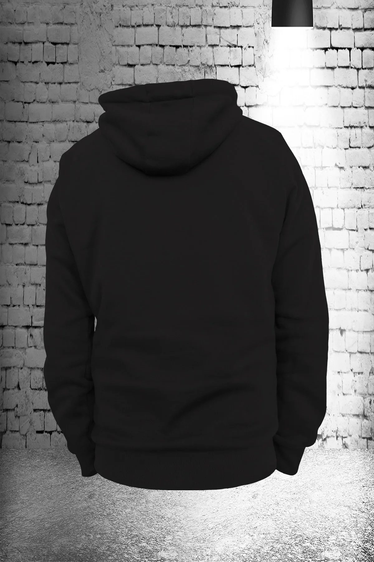 Jhonny Gym Baskılı 3 Ipl. Şardonlu, Kalın (600 Gr.) Içi Polar Siyah Sweatshirt