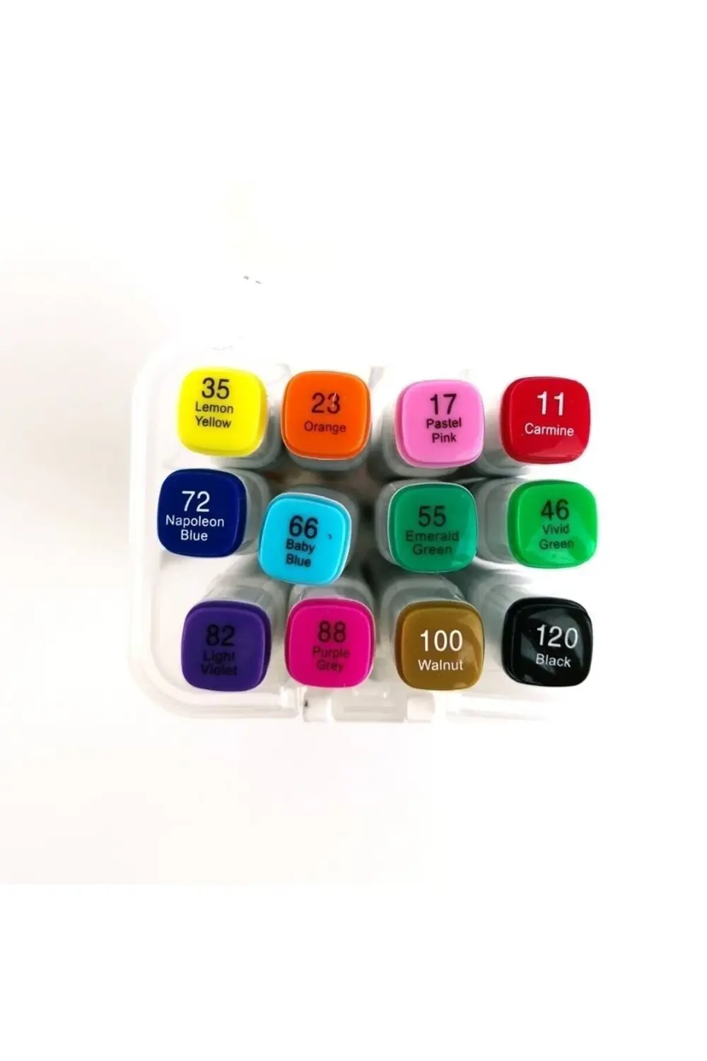 Jian Pai Artist Marker Kalem Seti 12 Renk