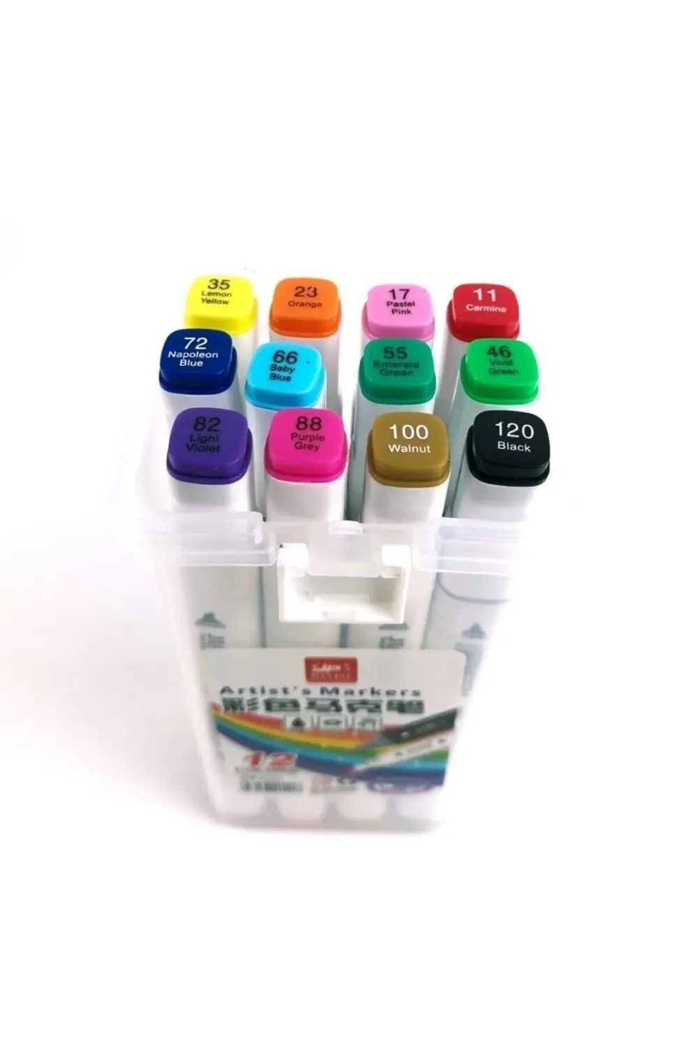 Jian Pai Artist Marker Kalem Seti 12 Renk