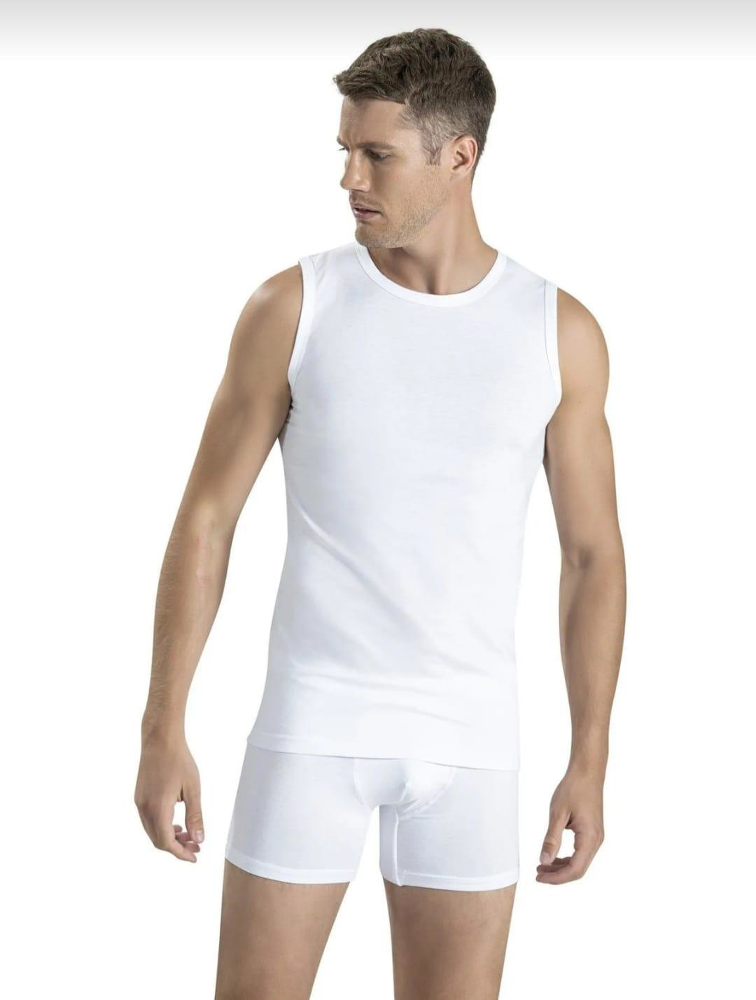JİBER 126 ERKEK SIFIR YAKA SIFIR KOL FANİLA ATLET 10 ADET