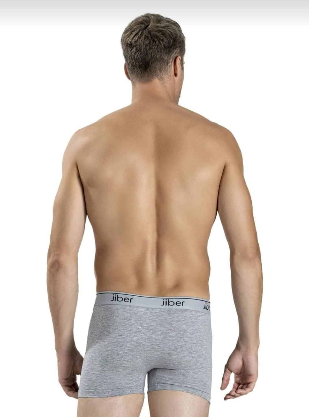 JİBER 156 ERKEK BOXER LİKRALI ŞORT TEKLİ
