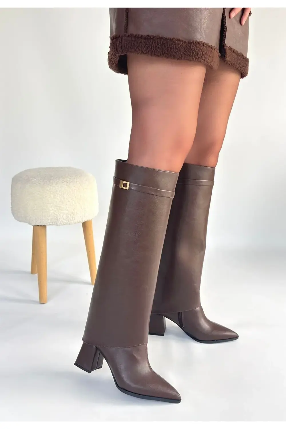 Jike Kahverengi Cilt Tak Çıkar Çizme