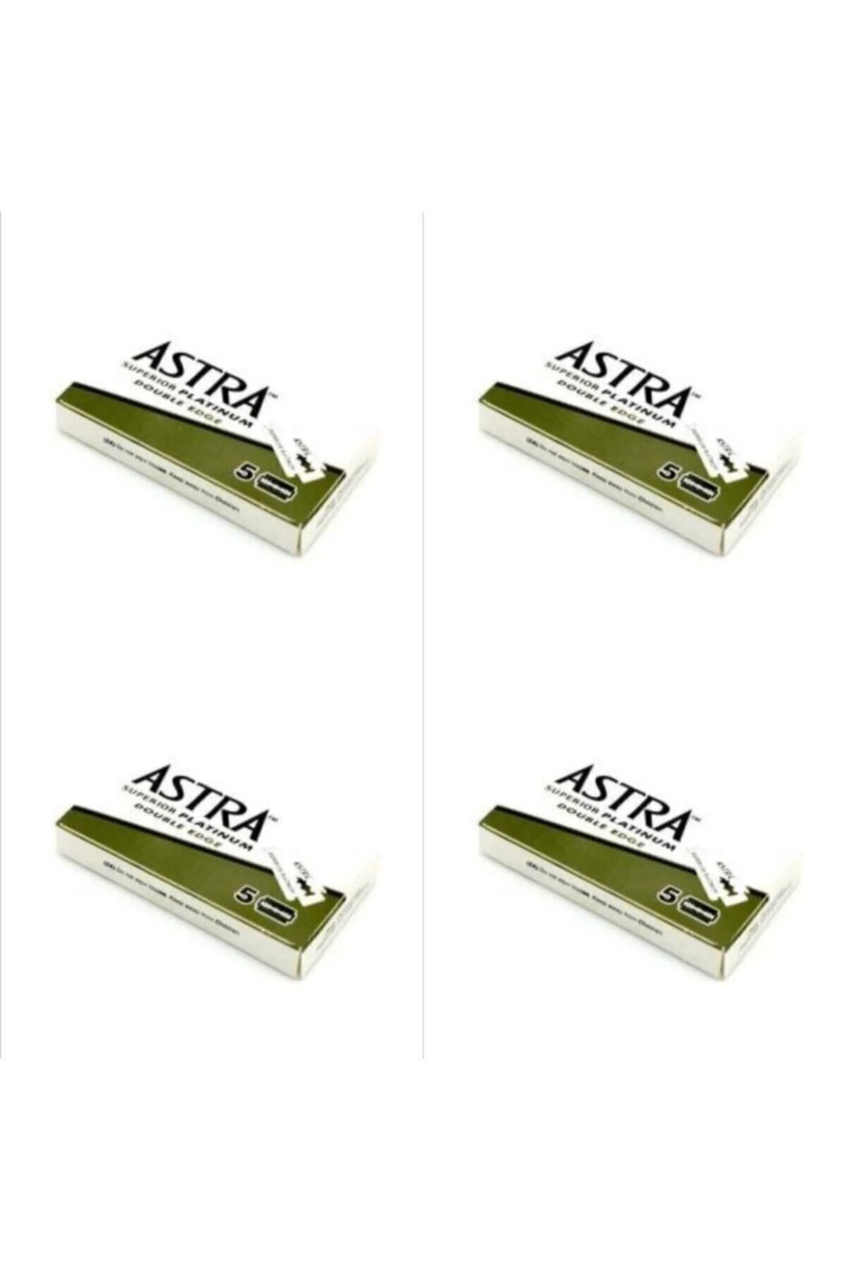 Jilet Ustura Çift Taraflı 5 Li X 4 =20 Adet Set