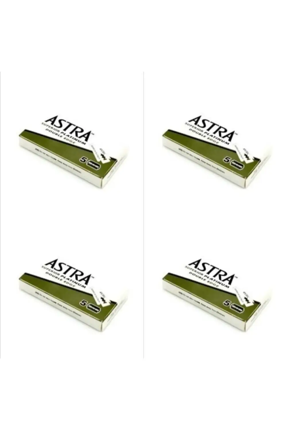 Jilet Ustura Çift Taraflı 5 Li X 4 =20 Adet Set