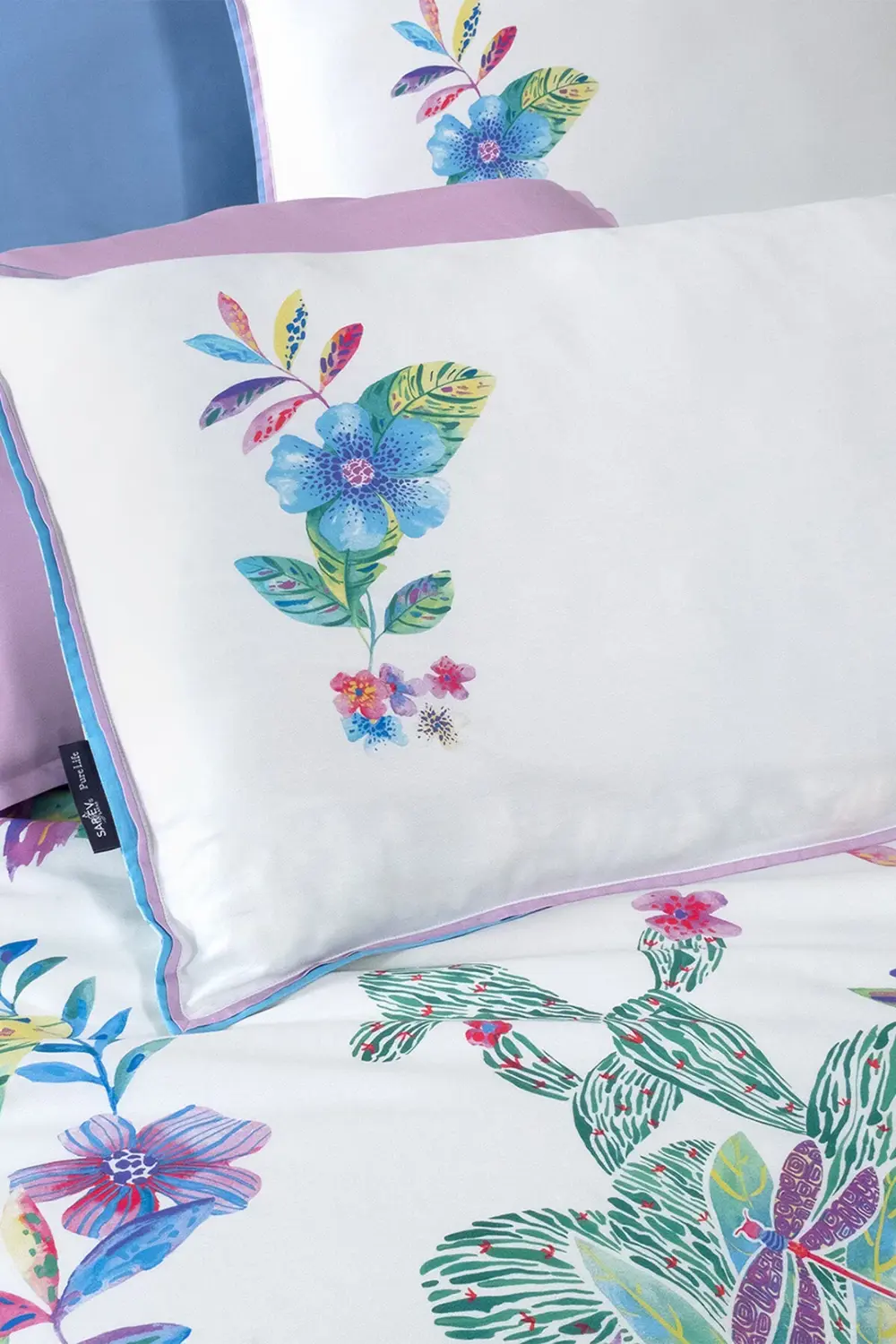 Jimena Multi Çift Kişilik %100 Pamuk Saten "300 TC" Nevresim Takı