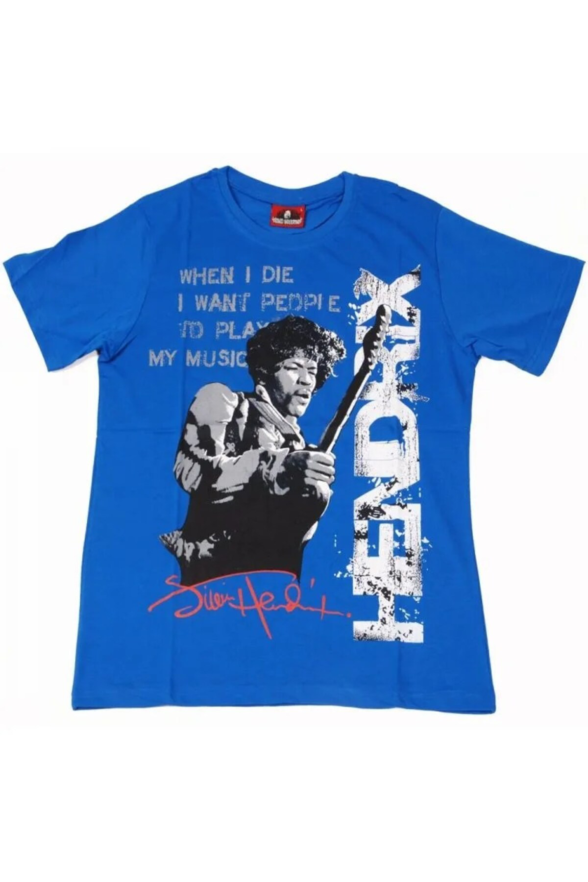 Jimi Hendrix No1 Tişört Mavi