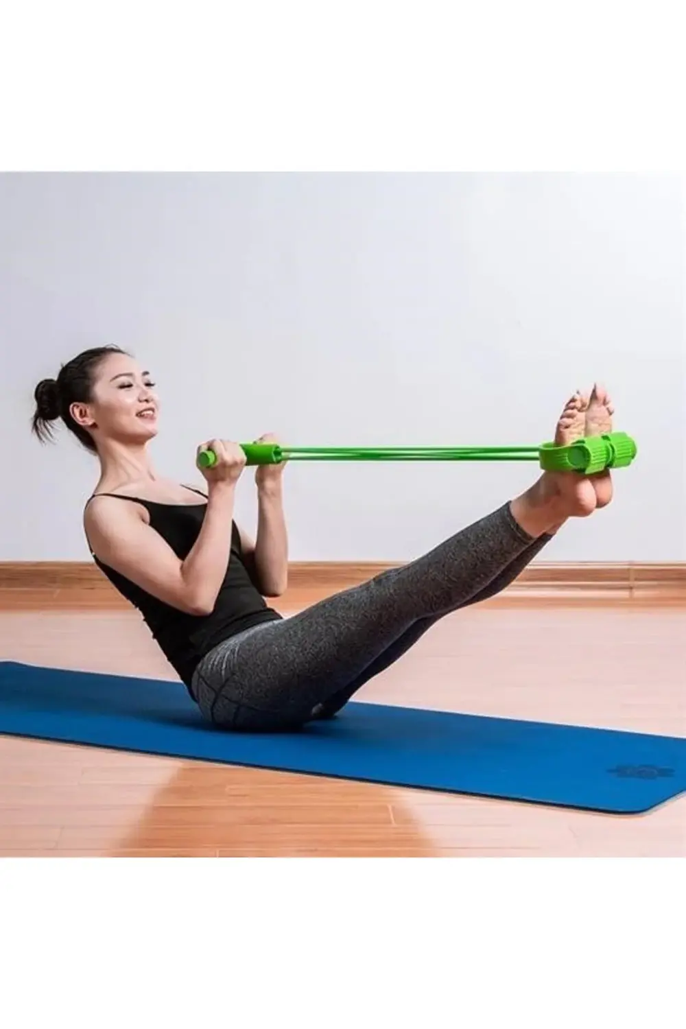 ® Jimlastik Aleti Elastik Yay Karın Kası Çalıştırıcı Trimmer