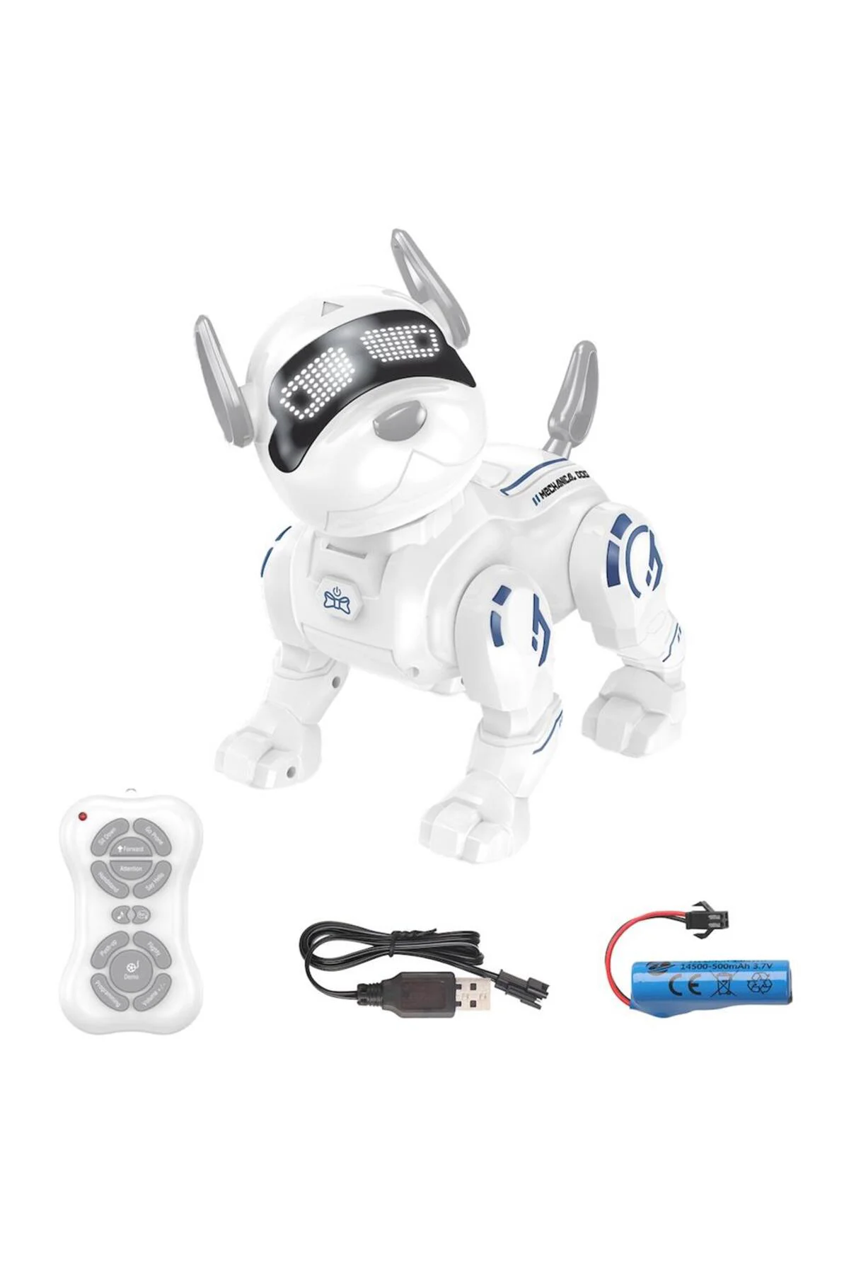 JIN-3800 U/K F/F ŞRJLI IŞKLI VE SESLİ AKILLI KÖPEK