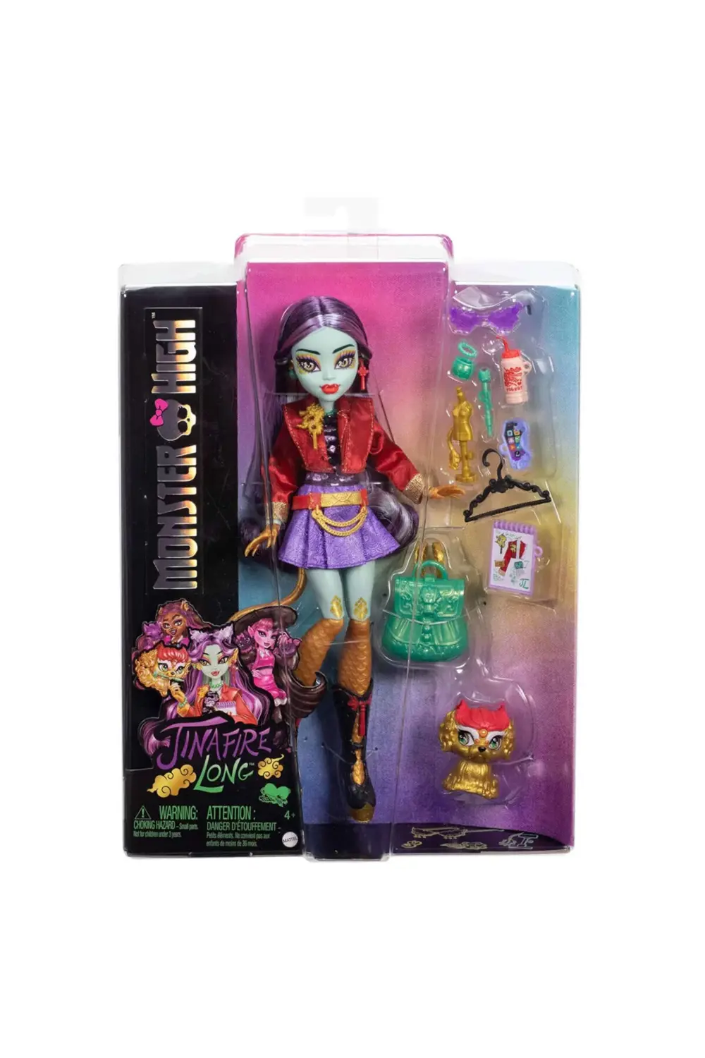 JINAFIRE LONG™ bebek, köpekçiği Cloudy 'Yun Yun' ve 7 aksesuar HY