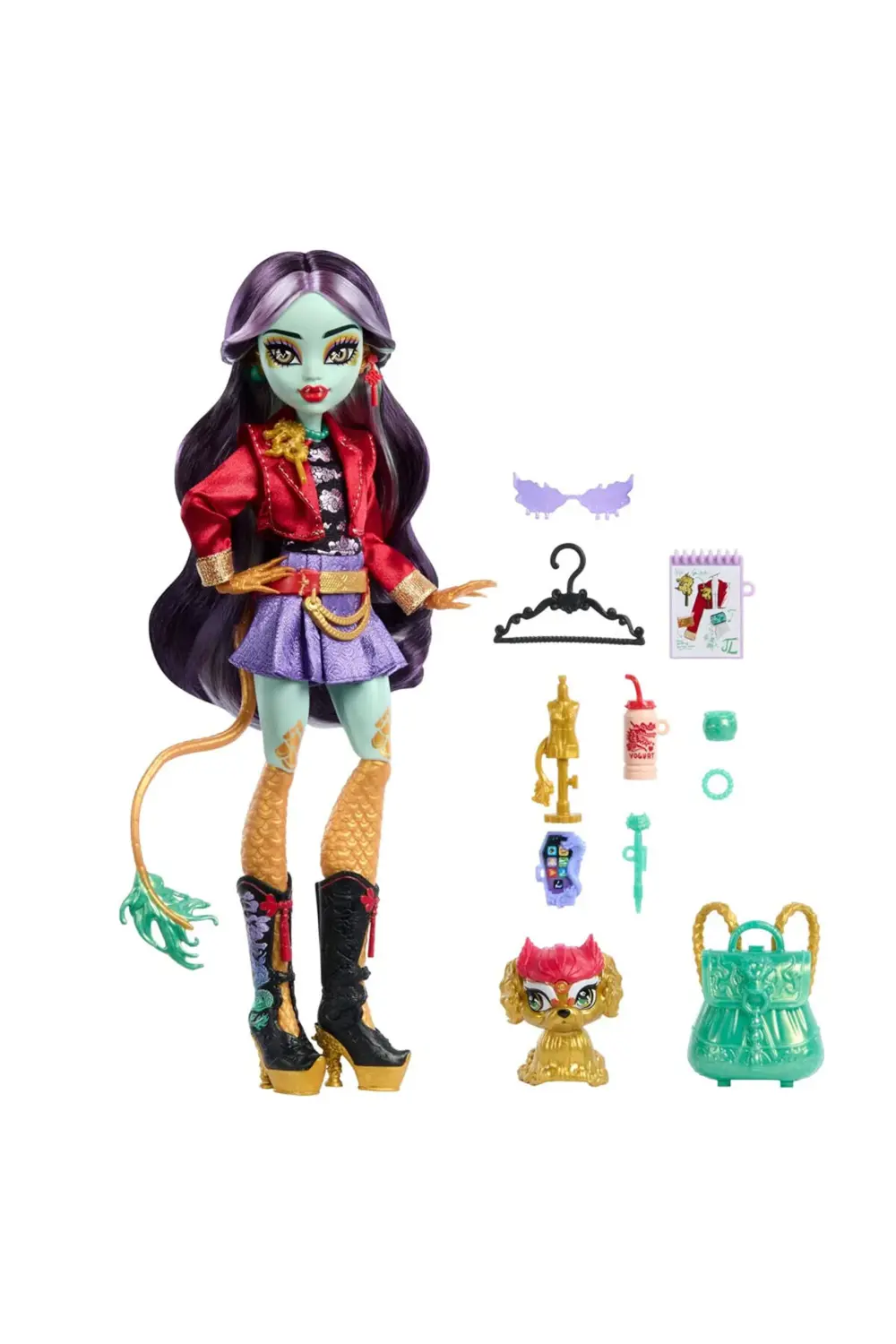 JINAFIRE LONG™ bebek, köpekçiği Cloudy 'Yun Yun' ve 7 aksesuar HY