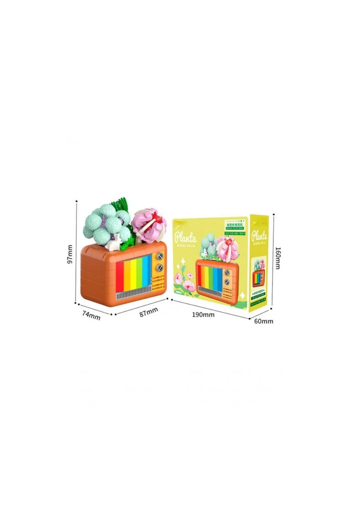 JK2716 TELEVİZYON MODEL 207 PARÇA BLOCK OYUNCAK