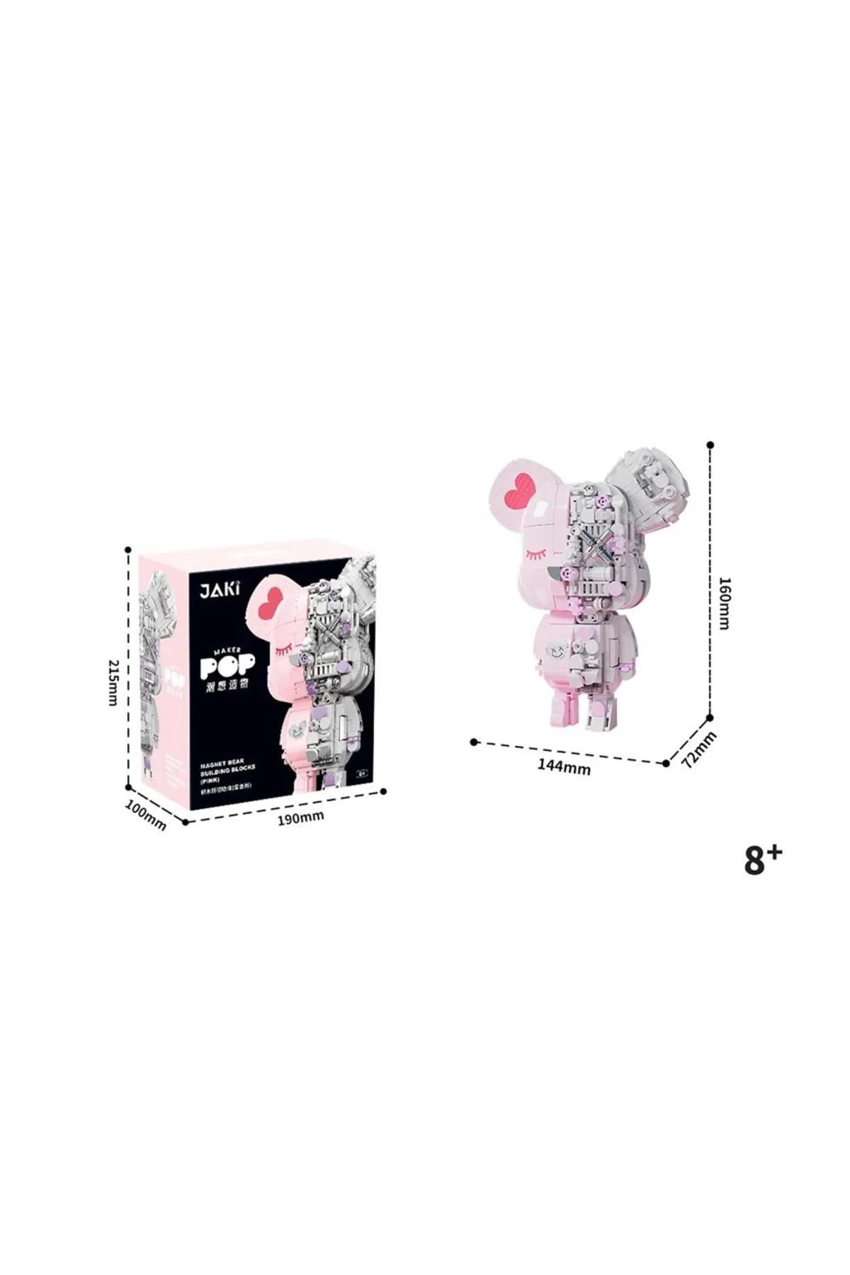 JK6250-2 MAKER POP MIKNATISLI SİYAH BLOK -ZRV