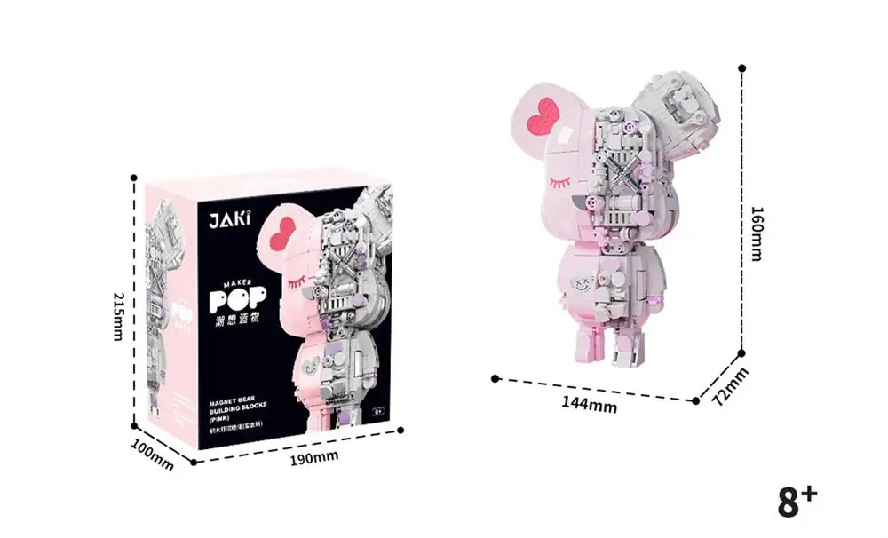 JK6250-2 MAKER POP MIKNATISLI SİYAH BLOK -ZRV