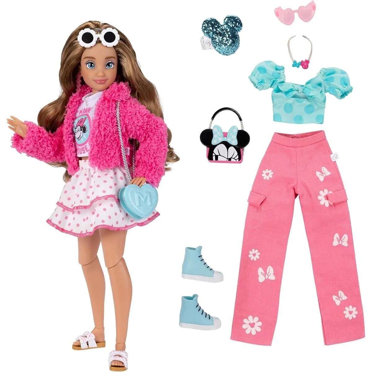 JKILY23947 Disney ily 4Ever Minnie Mouse Temalı Bebek Kıyafet ve Aksesuarları