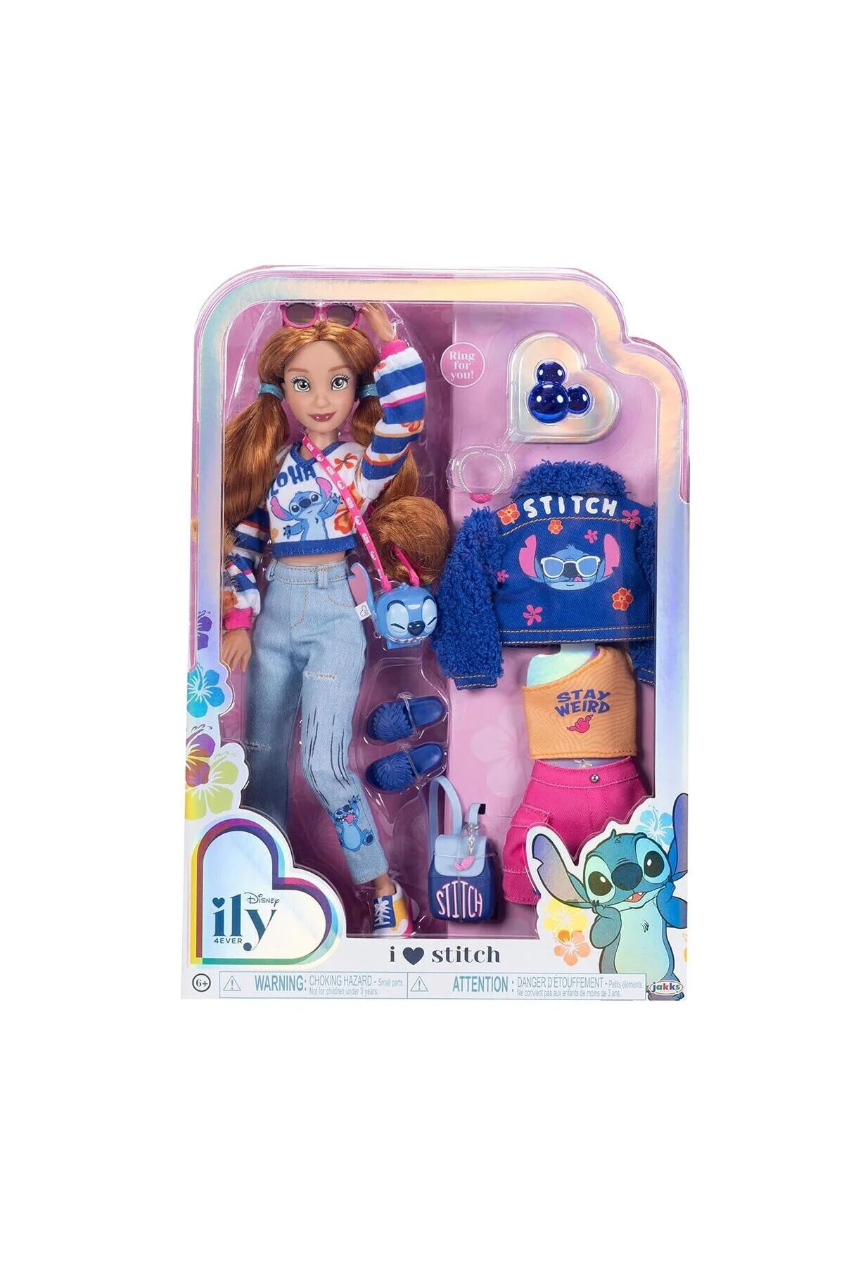 JKILY239512 Disney ily 4ever Çanta- Bebek- Aksesuar Seti 12li Display Seri-1