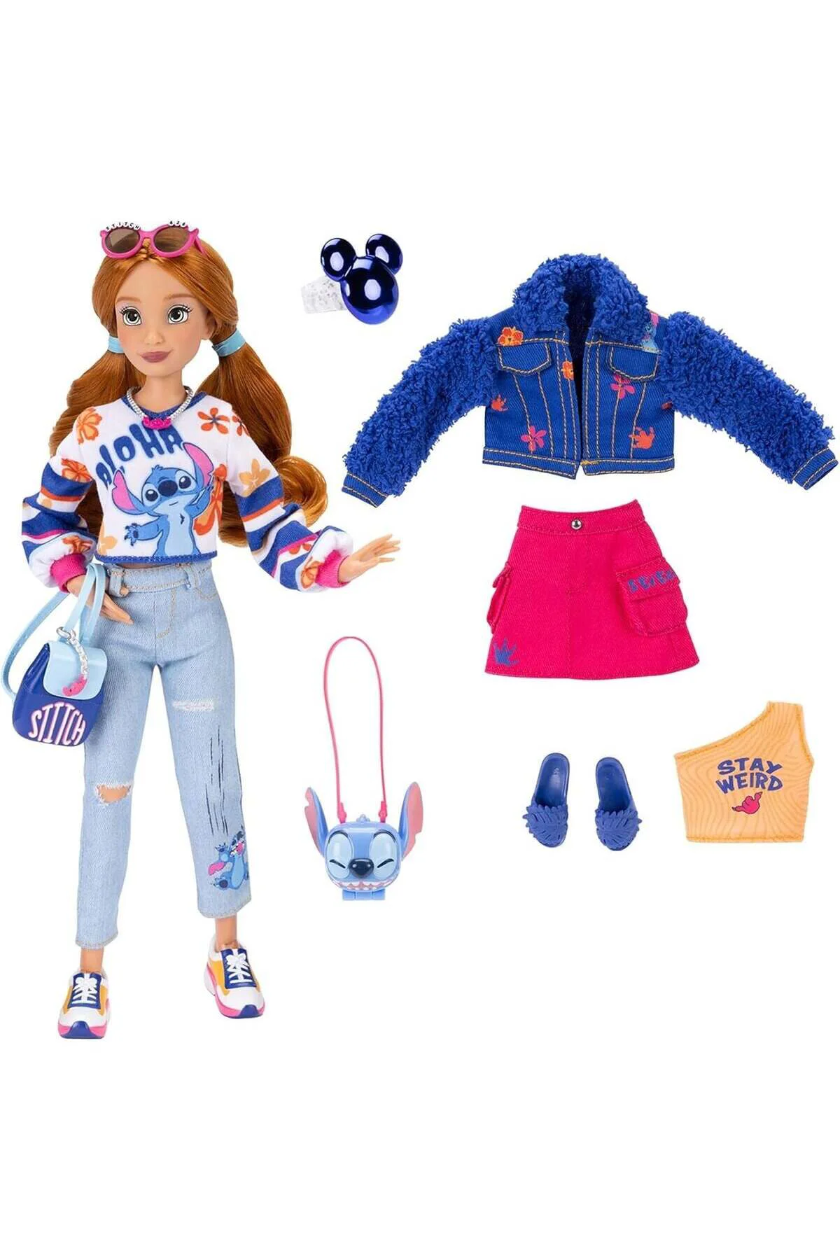 JKILY239512 Disney ily 4ever Çanta- Bebek- Aksesuar Seti 12li Display Seri-1
