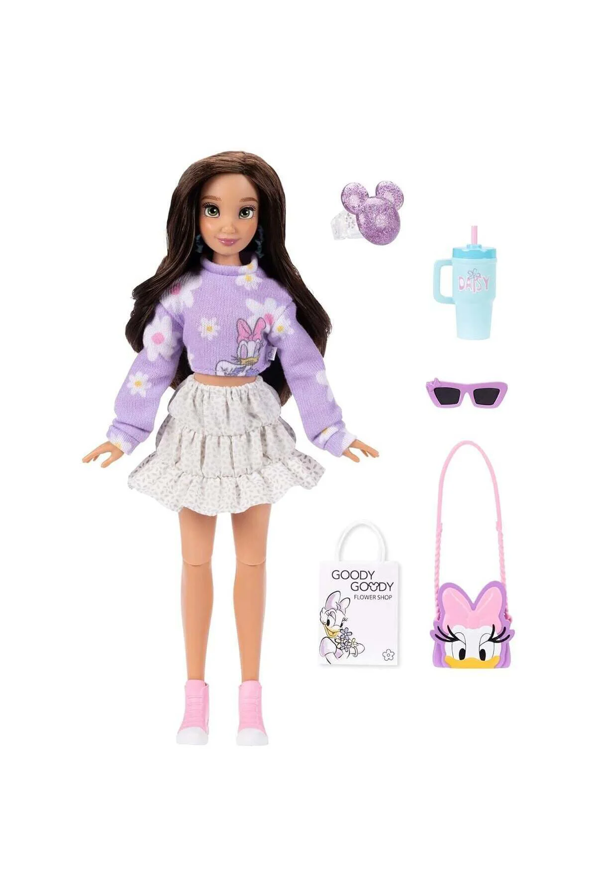 JKILY23952 Disney ily 4ever Daisy Temalı Bebek ve Aksesuarları