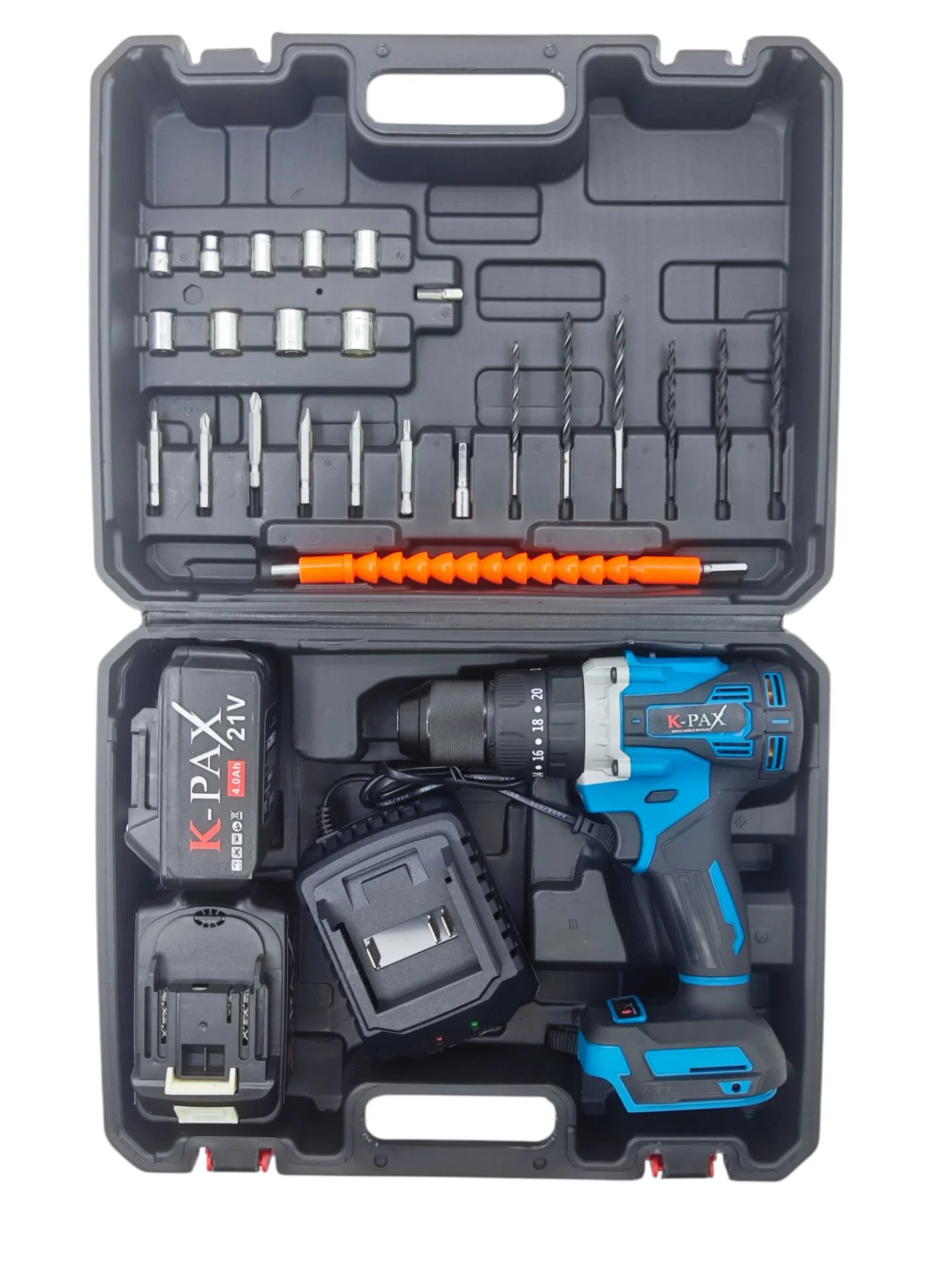 JL0007   K-Pax 21V Şarjlı Vidalama &amp; Darbeli Matkap 13mm