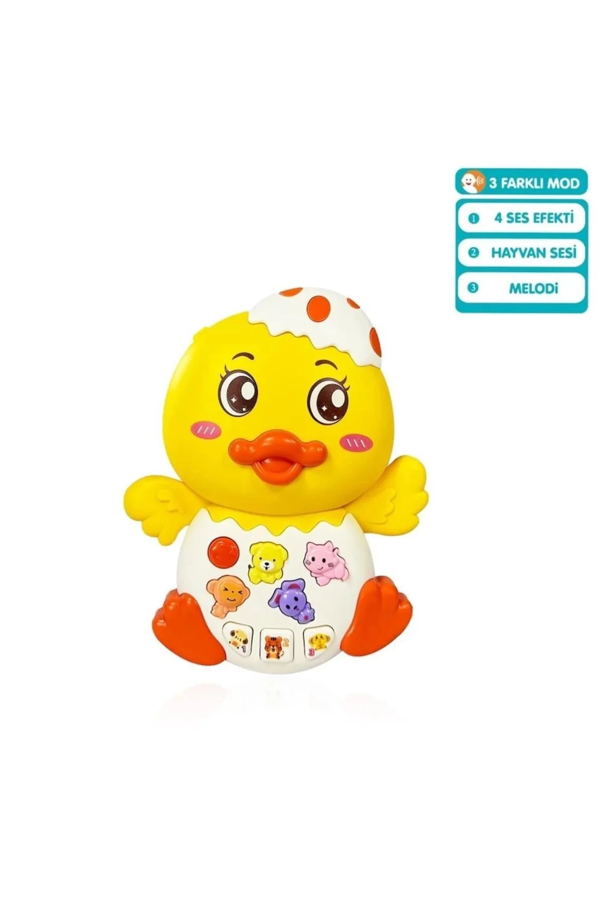 JLG-855-144A IŞIKLI VE MÜZİKLİ ÖRDEK BEBEK -VRD