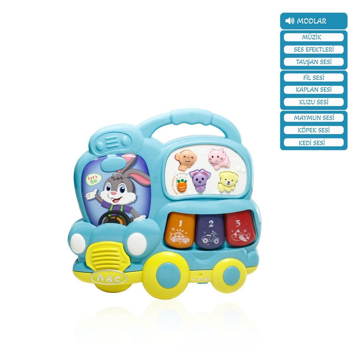 JLG-855-67A Işıklı ve Müzikli Otobüs - stokta olan gönderilir