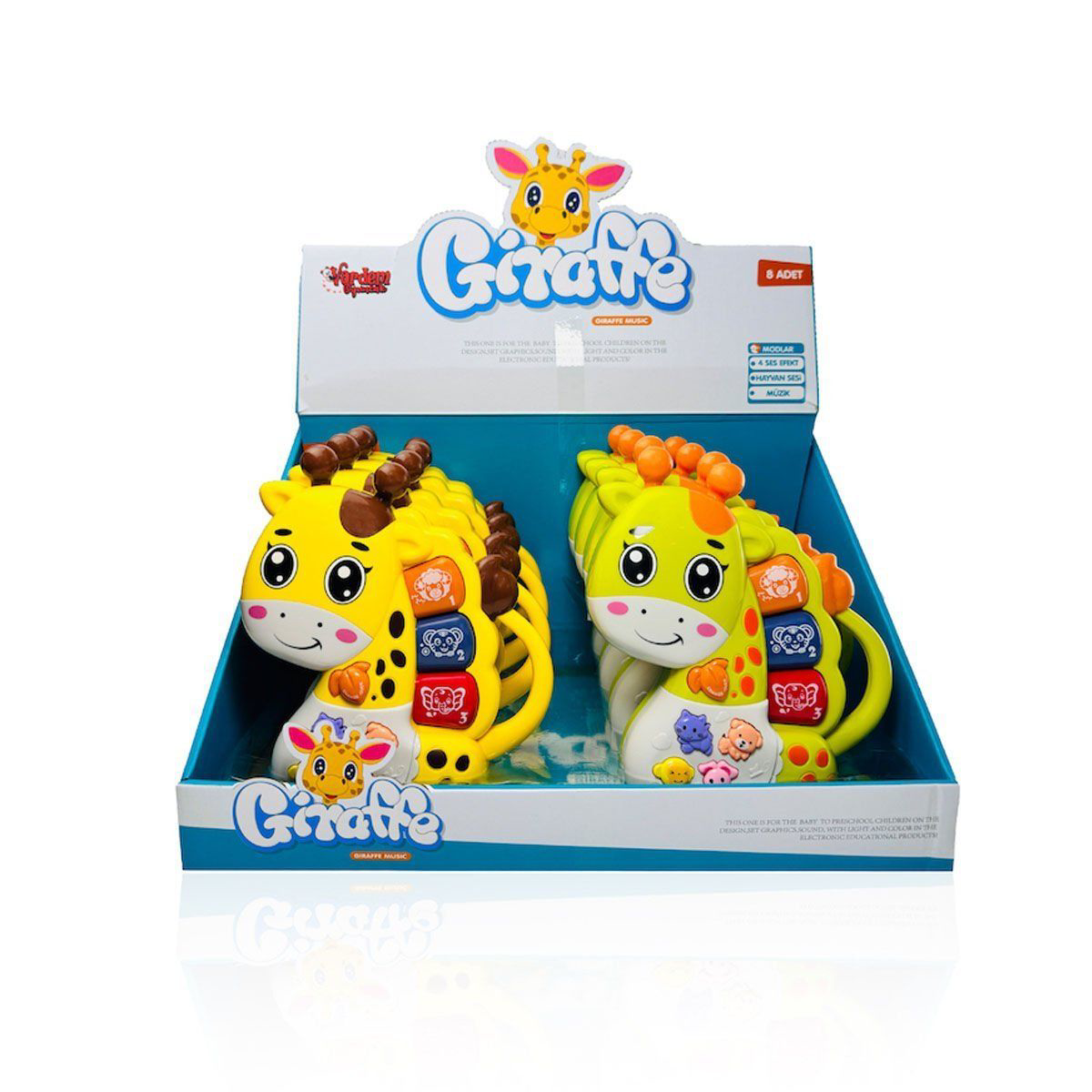 JLG-855-69A Işıklı ve Müzikli Zürafa -1 adet stokta olan gönderil