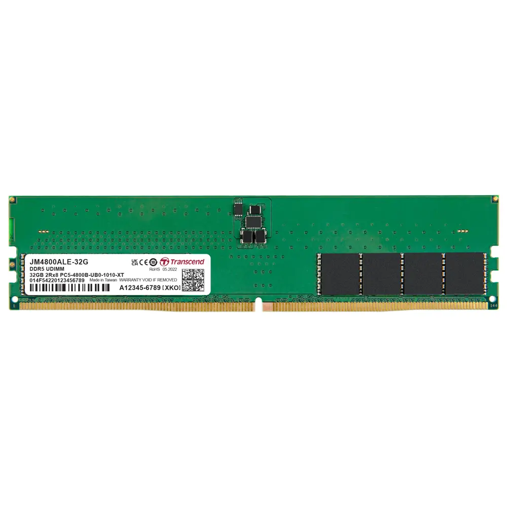 JM4800ALE-32G 32GB(1x32GB) 4800Mhz UDIMM DDR5 CL40 Ram Masaüstü B