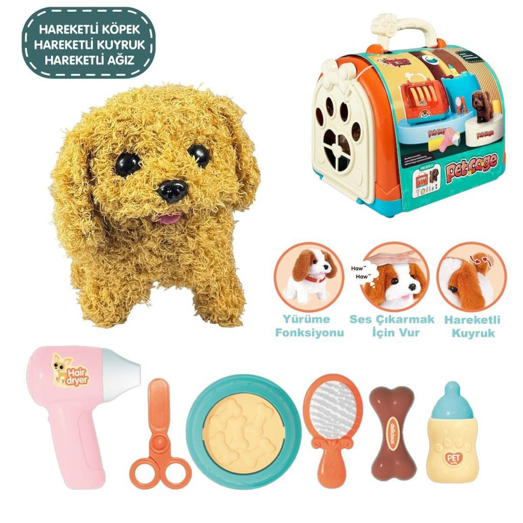 JND-3615-1 Taşıma Çantalı Hareketli Pilli Köpek Set (Pet Shop) Oy JND-3615-1 Taşıma Çantalı Hareketli Pilli Köpek Set (Pet Shop) Oy