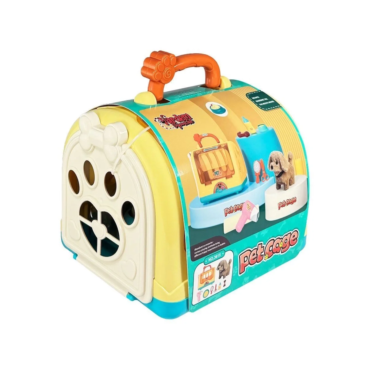 JND-3615 Taşıma Çantalı Hareketli Pilli Köpek Set (Pet Shop) -Eco Lounge