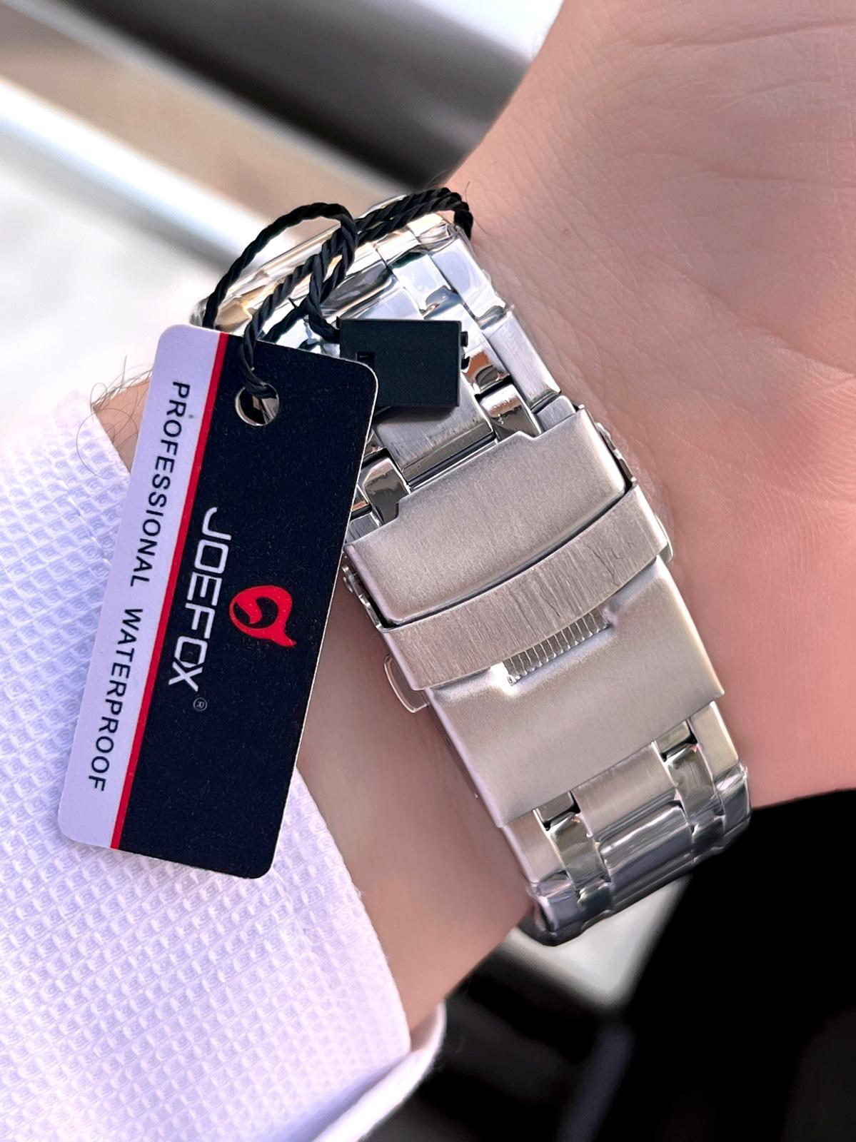 Joefox Çelik Kordon Dijital Ve Analog 2 Yıl Garantili 3 Atm Suya 